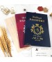 《PASSPORT》L6511 (護照型婚卡-玫瑰紅)